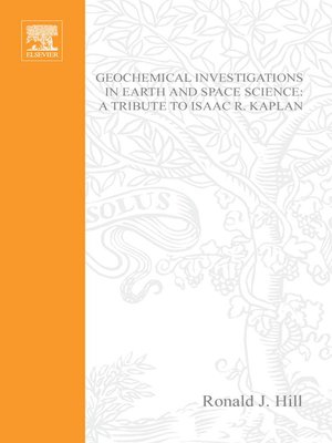 cover image of Geochemical Investigations in Earth and Space Sciences